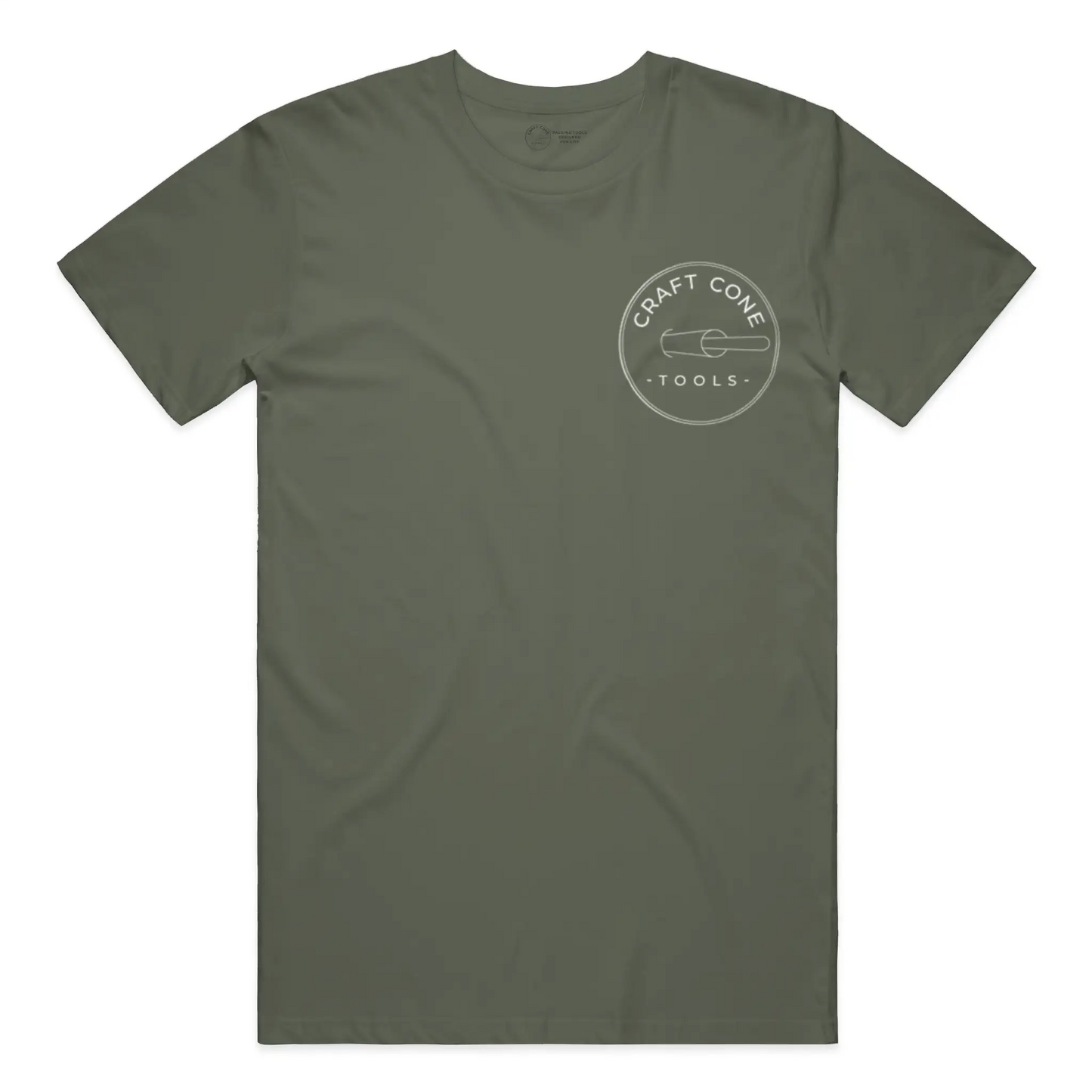 USA-Made Ringspun Unisex T-Shirt Small Emblem