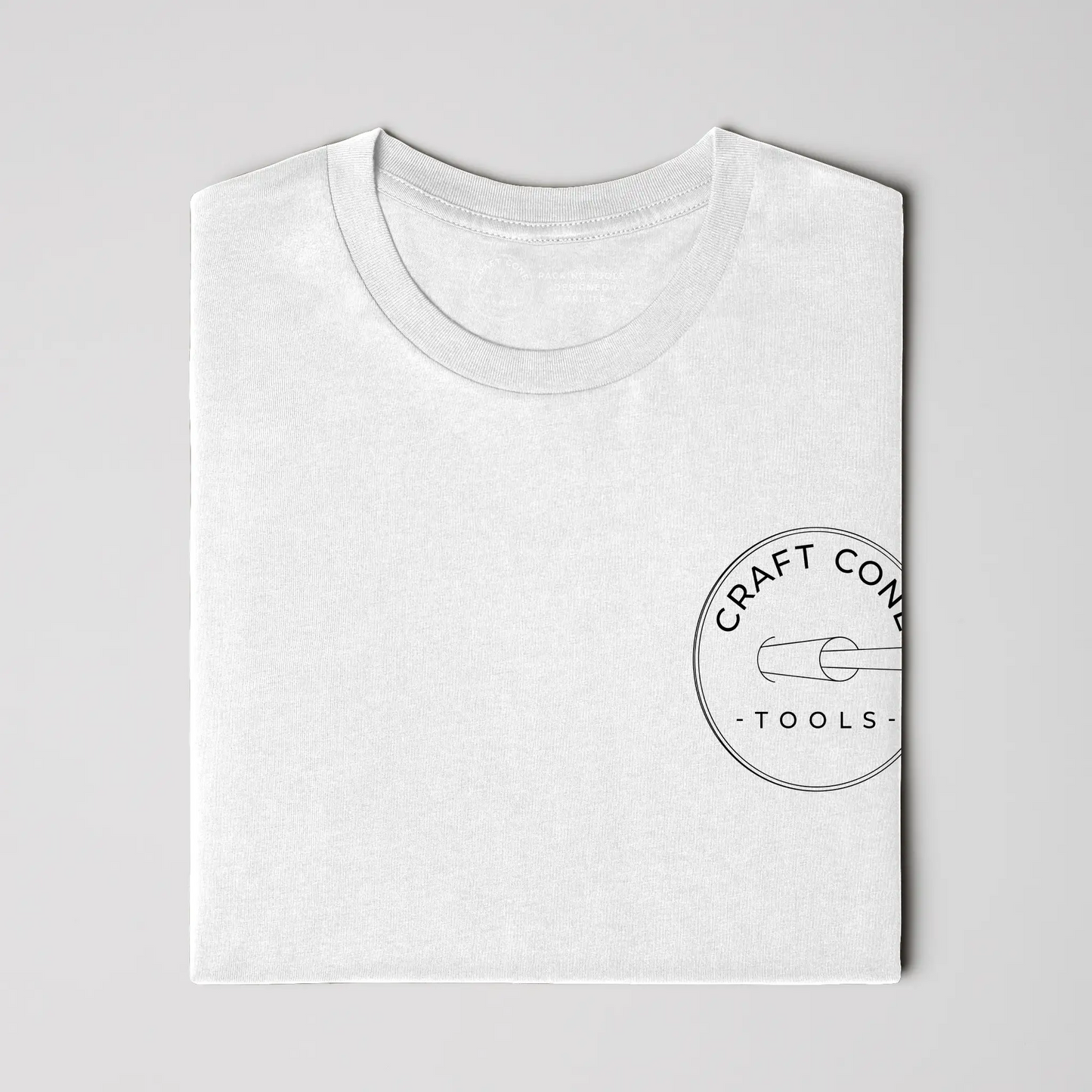 USA-Made Ringspun Unisex T-Shirt Small Emblem