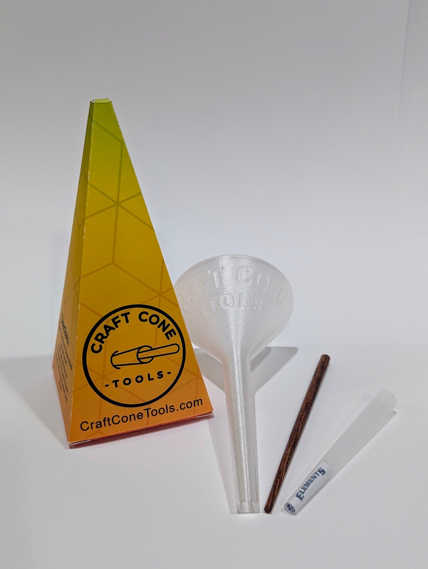 Classic Pre-rolled Cone Filler Tool in Clear